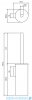 Omnires Modern Project szczotka Wc wisząca chrom MP60621CR